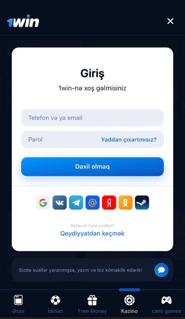 1win giriş